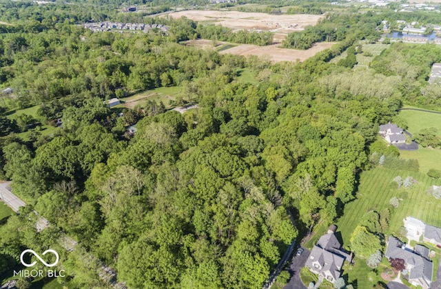 16632 Oak Rd, Westfield, IN 46074 - aerial overview of property's location featuring a forest