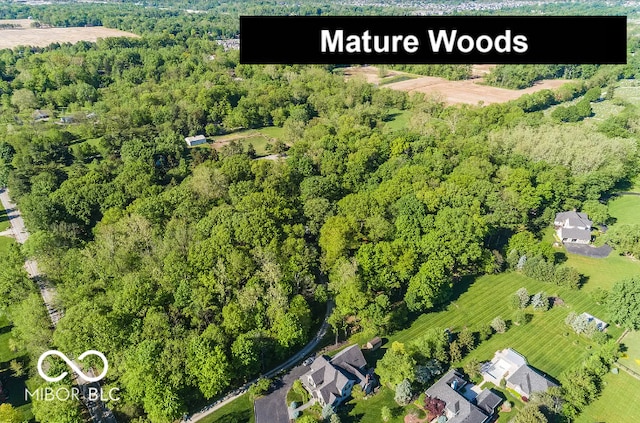 16632 Oak Rd, Westfield, IN 46074 - view of property location with a forest