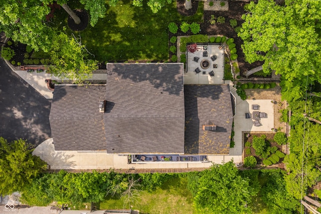 654 E 79th St, Indianapolis, IN 46240 - aerial view of property and surrounding area