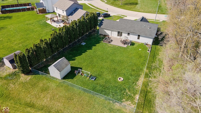 drone / aerial view