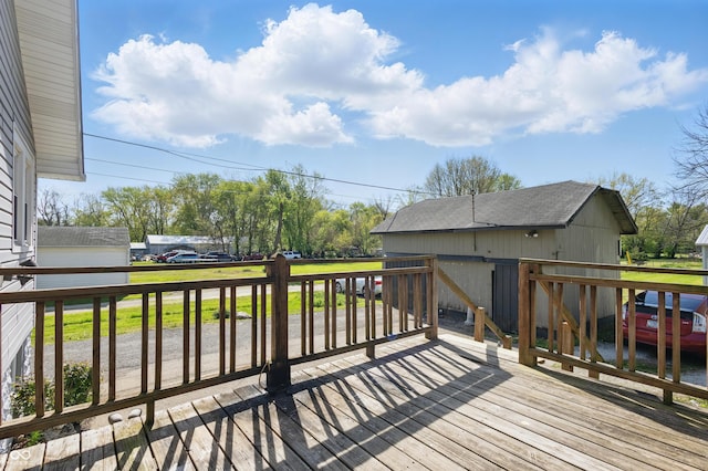 911 W Washington Ave, Shelbyville, IN 46176 - view of deck