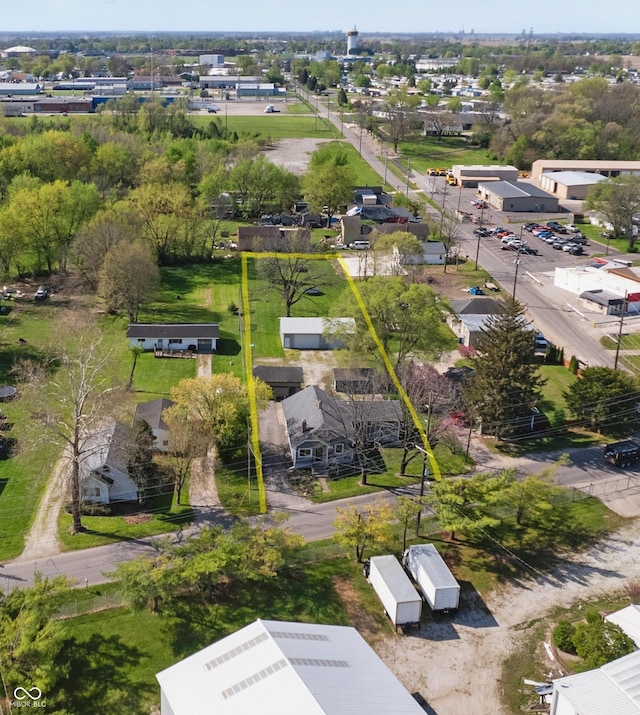 911 W Washington Ave, Shelbyville, IN 46176 - birds eye view of property