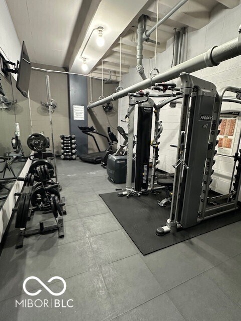 4000 N Meridian St Unit 9E, Indianapolis, IN 46208 - view of gym
