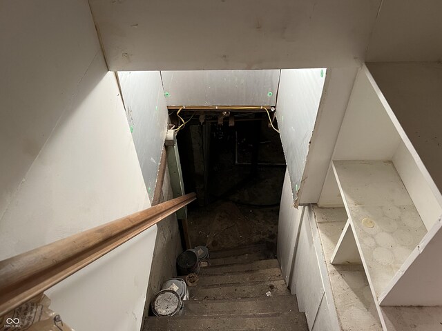 view of stairs