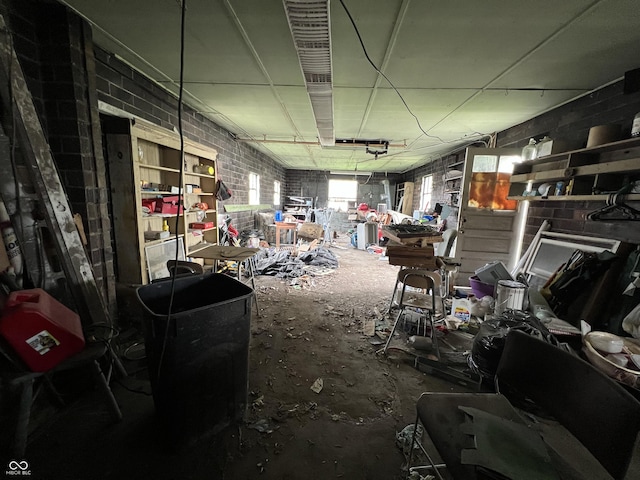 miscellaneous room featuring a garage