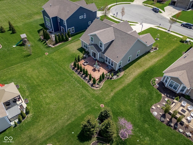 drone / aerial view