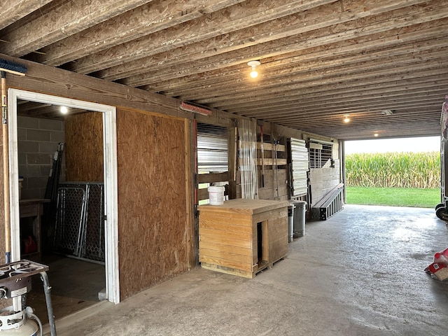 view of stable