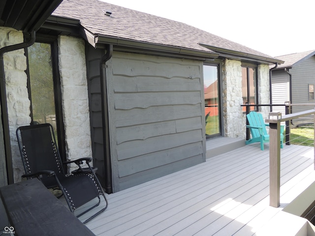 282 W Santee Dr, Greensburg, IN 47240 - view of wooden deck