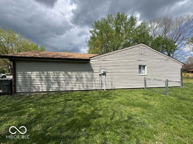 7833 Broadview Dr, Indianapolis, IN 46227 - exterior space with fence