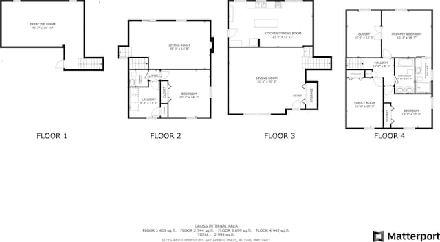 11626 Forest Dr, Carmel, IN 46033 - property floor plan
