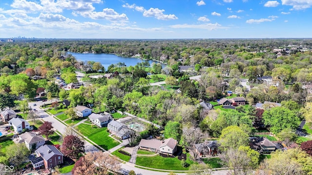 11626 Forest Dr, Carmel, IN 46033 - aerial view of residential area featuring a forest and a nearby body of water