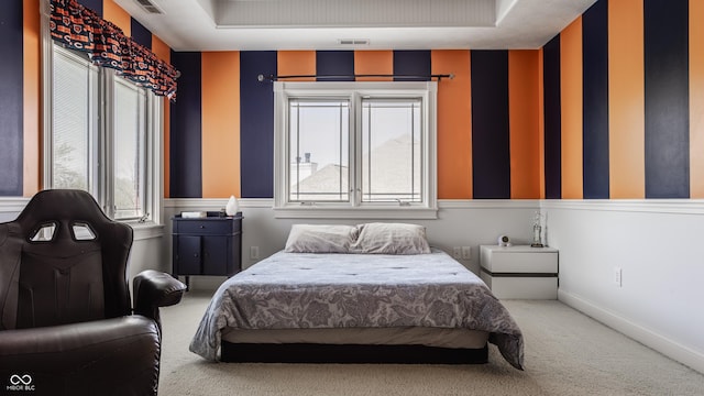 bedroom featuring carpet flooring