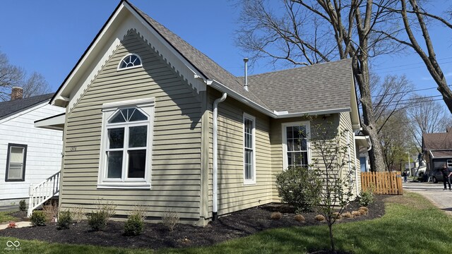 1378 Hannibal St, Noblesville, IN 46060 - view of side of home with roof with shingles