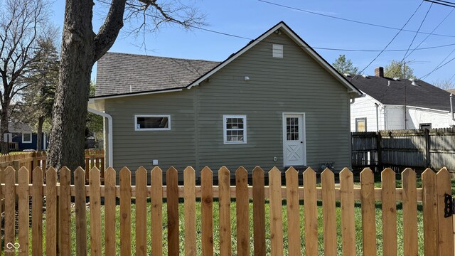 1378 Hannibal St, Noblesville, IN 46060 - view of property exterior with fence private yard
