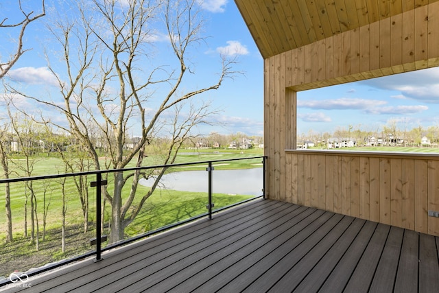 1333 Chatham Rdg Ct, Westfield, IN 46074 - deck with a water view