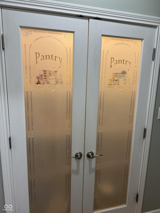 view of room details