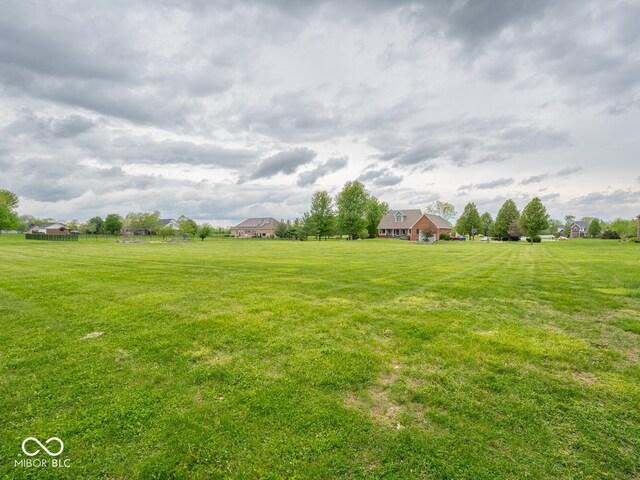view of green lawn