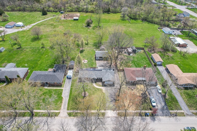 aerial view featuring a residential view