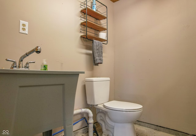 half bath with toilet
