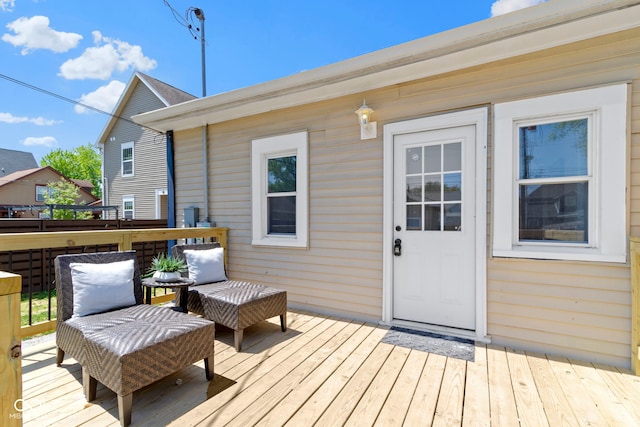2005 Carrollton Ave, Indianapolis, IN 46202 - view of wooden terrace