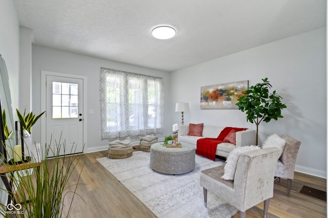 2005 Carrollton Ave, Indianapolis, IN 46202 - living room with wood finished floors and baseboards