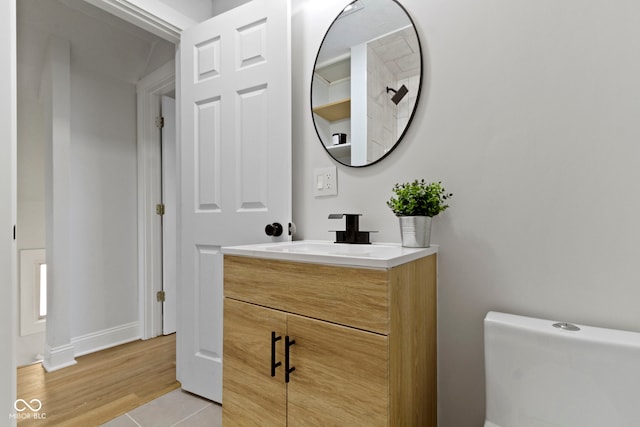 2005 Carrollton Ave, Indianapolis, IN 46202 - bathroom with vanity and tile patterned floors