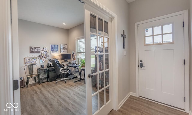 3235 Myrtle Dr, Lapel, IN 46051 - interior space with wood finished floors and recessed lighting