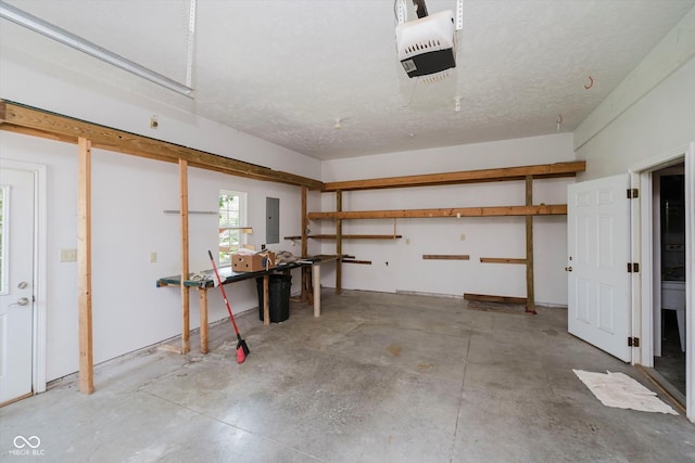 6345 Canak Dr, Avon, IN 46123 - garage with a garage door opener and electric panel