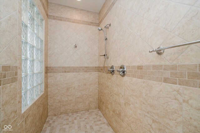 6345 Canak Dr, Avon, IN 46123 - bathroom featuring a tile shower
