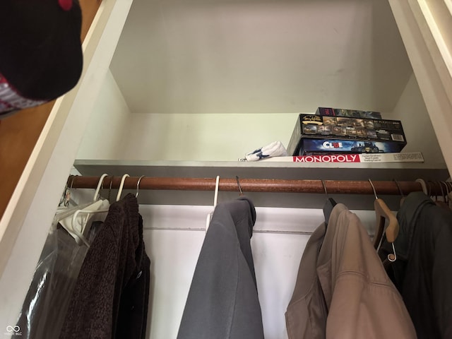 view of closet