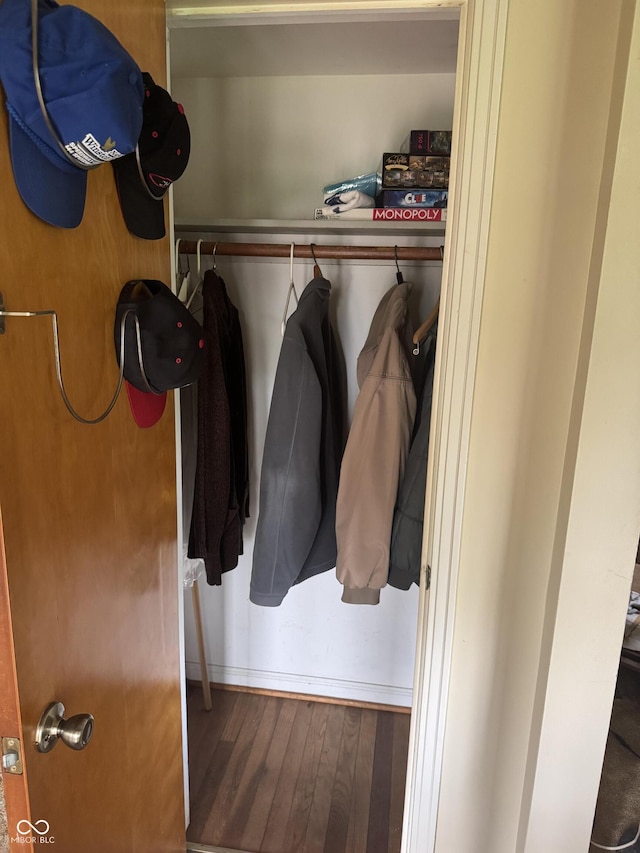 view of closet