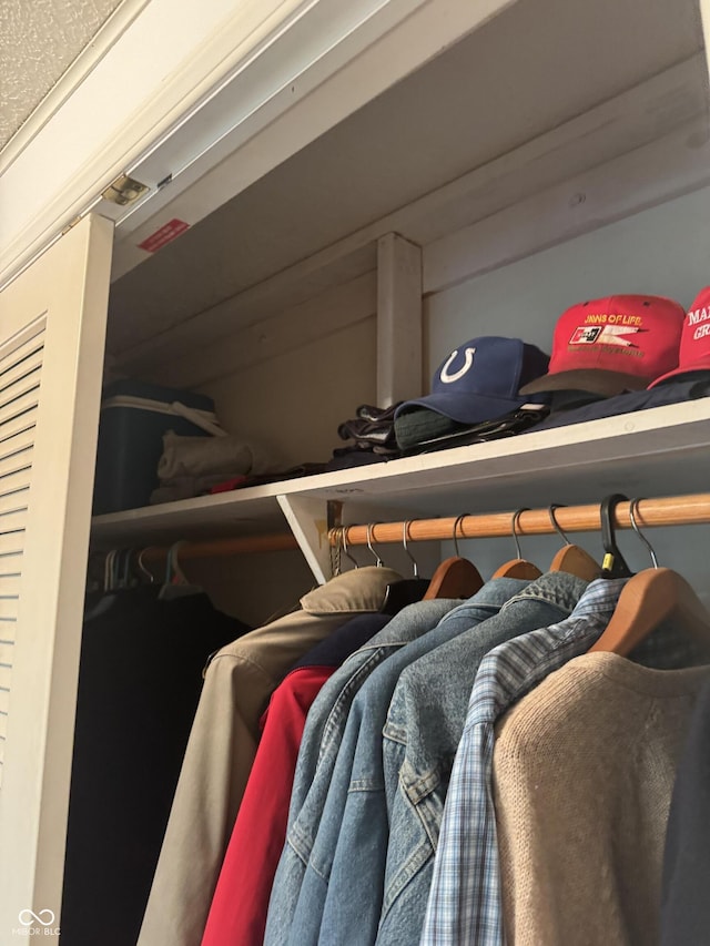 view of closet