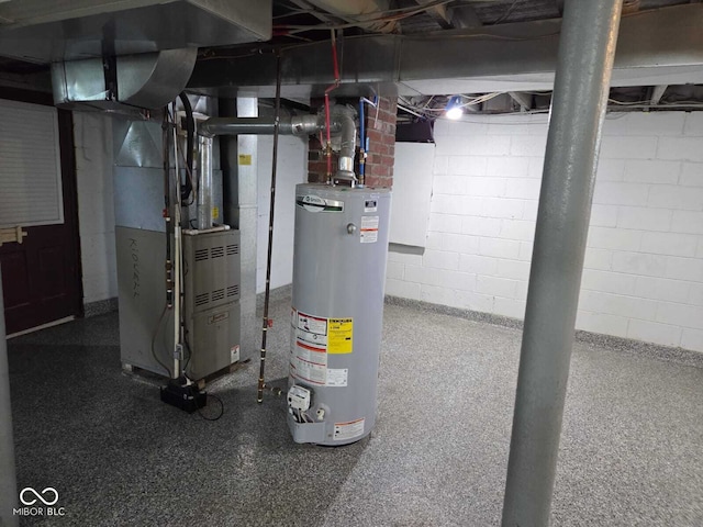 2819 W 16th St, Indianapolis, IN 46222 - utilities featuring heating unit and gas water heater