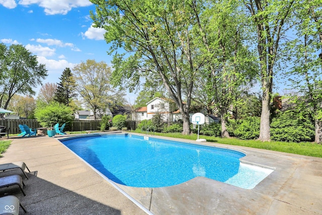 12669 Brookshire Pkwy, Carmel, IN 46033 - view of pool with a fenced in pool, a patio area, and fence