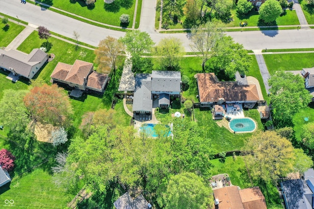 12669 Brookshire Pkwy, Carmel, IN 46033 - birds eye view of property featuring a residential view