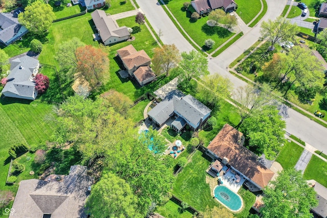 12669 Brookshire Pkwy, Carmel, IN 46033 - aerial view with a residential view