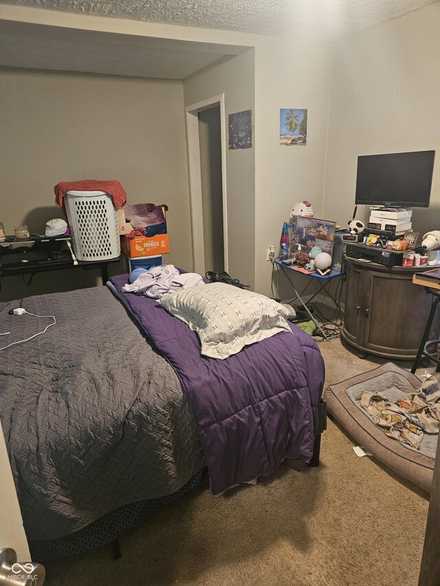 bedroom featuring carpet floors