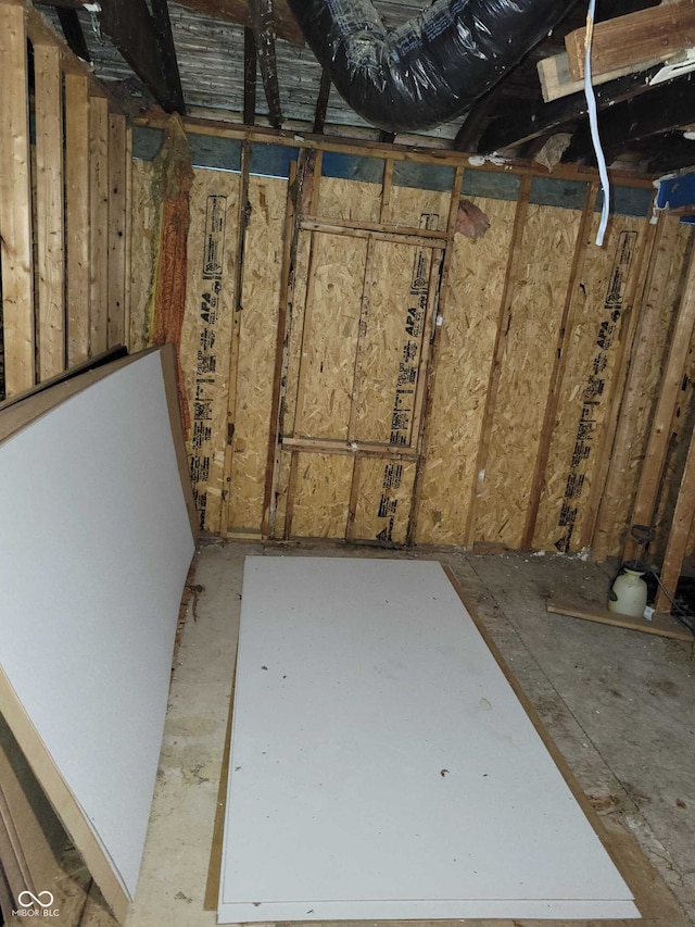 view of storage room