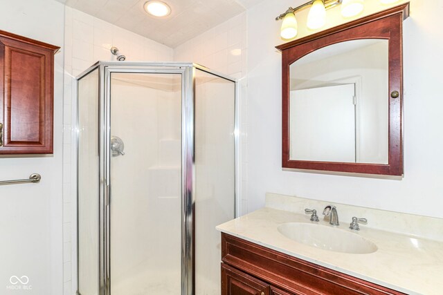 7140 Avalon Trail Dr, Indianapolis, IN 46250 - full bath with a shower stall and vanity