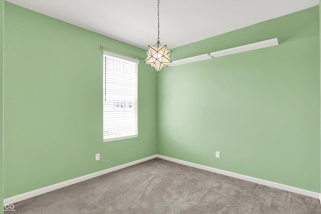 6827 Fallen Leaf Dr, Whitestown, IN 46075 - carpeted spare room featuring baseboards