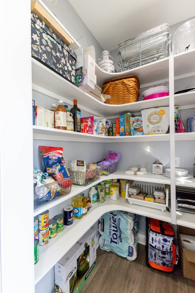 view of pantry