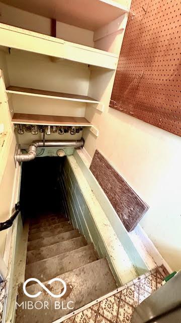 view of staircase