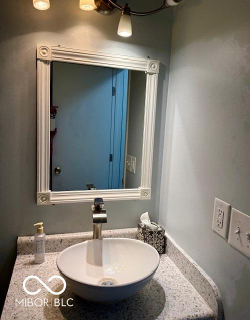bathroom with a sink
