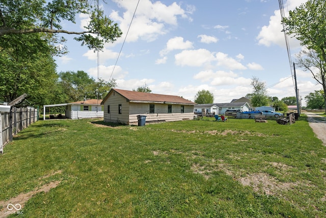 view of yard