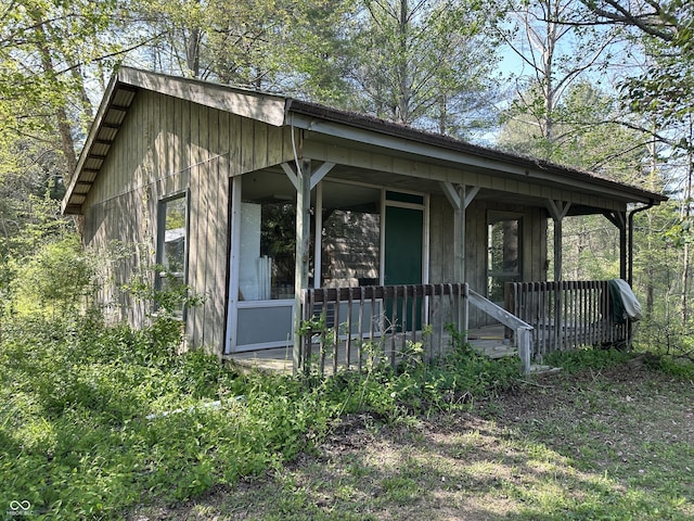 10770 W 650 S, Columbus, IN 47201 - exterior space featuring covered porch