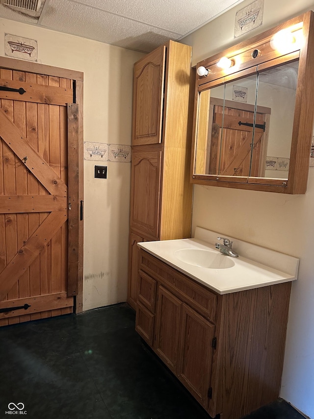 10770 W 650 S, Columbus, IN 47201 - bathroom featuring visible vents and vanity