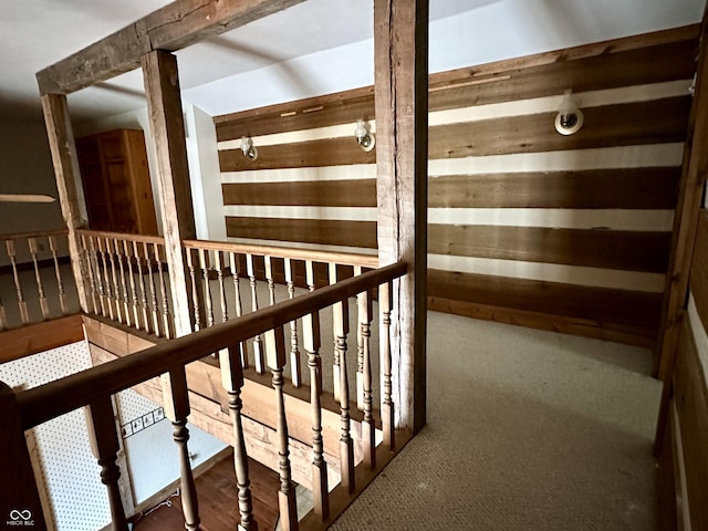 10770 W 650 S, Columbus, IN 47201 - hall featuring an upstairs landing