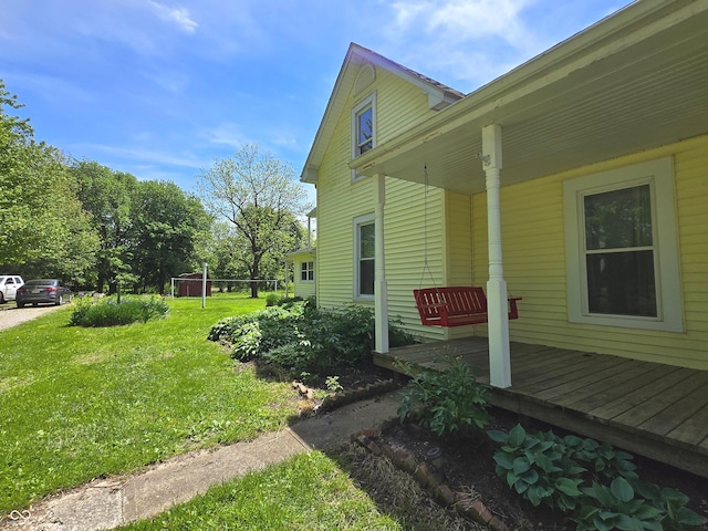 7561 N Hall School Rd, Monrovia, IN 46157 - view of property exterior featuring a lawn