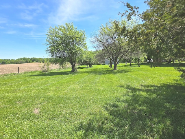 7561 N Hall School Rd, Monrovia, IN 46157 - view of green lawn with a rural view