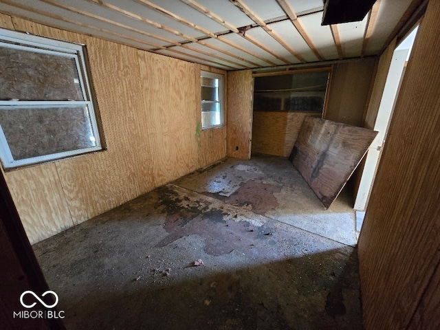 view of spare room